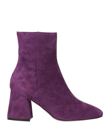 Islo Isabella Lorusso Woman Ankle Boots Purple Size 8 Leather In Purple