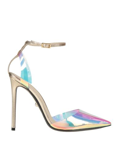 Alevì Milano Aleví Milano Woman Pumps Transparent Size 10 Leather, Plastic In Multi