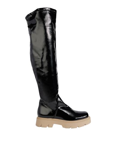 Le Pepite Woman Boot Black Size 11 Textile Fibers In Black