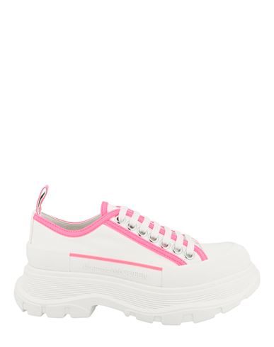 Shop Alexander Mcqueen Tread Slick Lace-up Sneakers Woman Sneakers Multicolored Size 5 Cotton In Fantasy