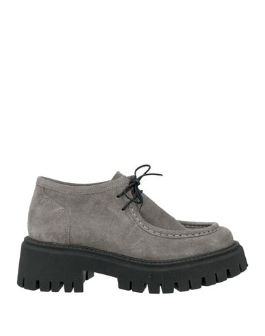 Shop Islo Isabella Lorusso Woman Lace-up Shoes Grey Size 7 Leather