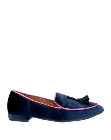 Shop Islo Isabella Lorusso Woman Loafers Navy Blue Size 8 Textile Fibers