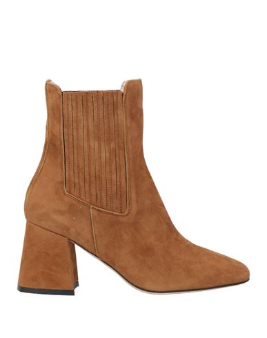 Shop Islo Isabella Lorusso Woman Ankle Boots Camel Size 7 Leather In Beige