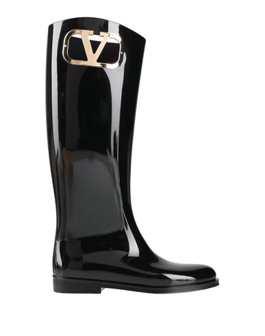 Valentino Garavani Woman Boot Black Size 6 Rubber In Black