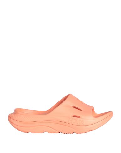Shop Hoka One One U Ora Recovery Slide 3 Woman Sandals Salmon Pink Size 8 Rubber