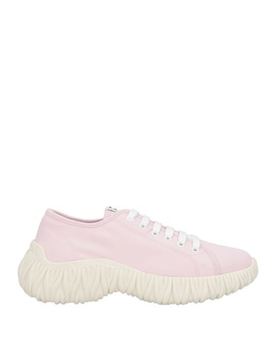 Miu Miu Woman Sneakers Pink Size 6 Textile Fibers