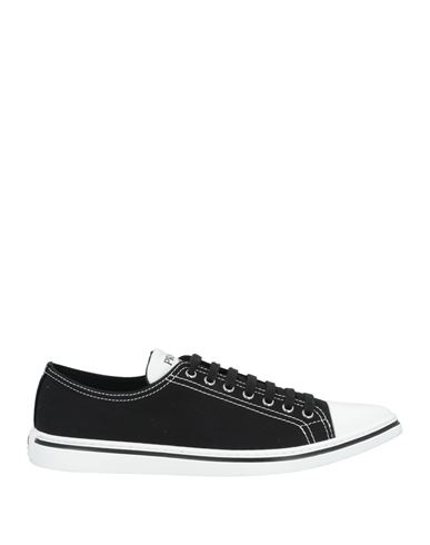 Shop Prada Man Sneakers Black Size 9 Textile Fibers