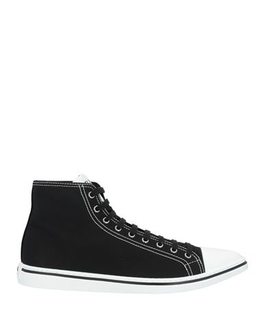 Shop Prada Man Sneakers Black Size 11 Textile Fibers