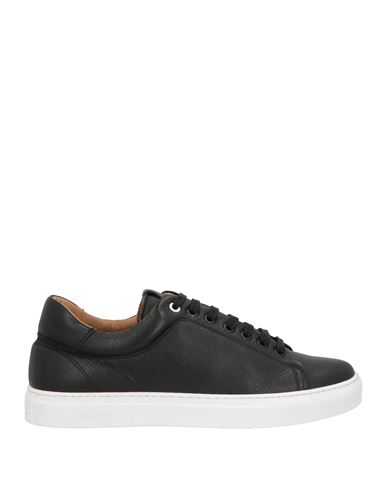 Shop Pollini Man Sneakers Black Size 8 Leather