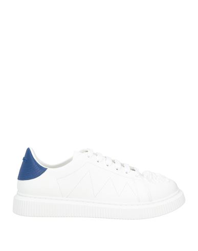 Shop Versace Man Sneakers White Size 12 Leather