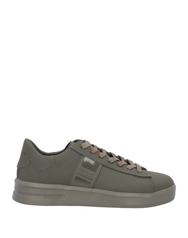 Shop Replay Man Sneakers Military Green Size 9 Leather