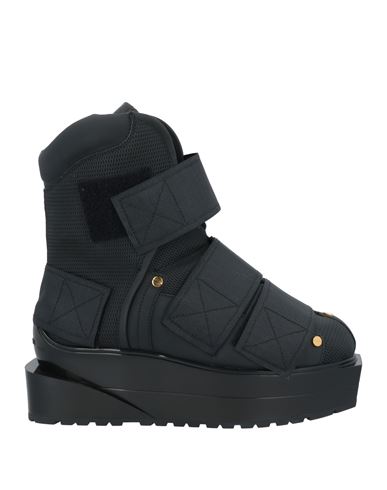 Shop Balmain Woman Ankle Boots Black Size 8 Polyamide, Polyurethane, Polyester, Calfskin
