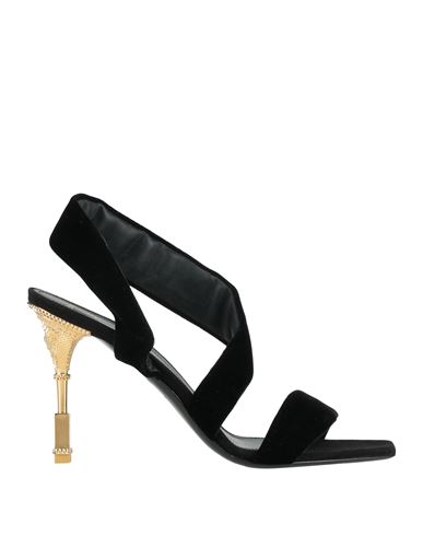 Shop Balmain Woman Sandals Black Size 6 Viscose