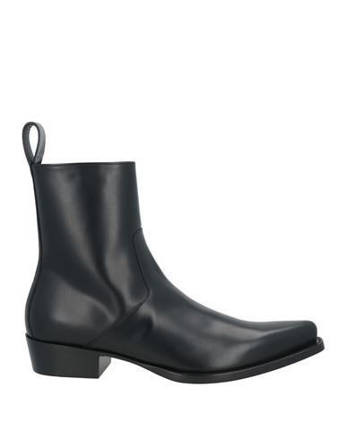 Shop Bottega Veneta Man Ankle Boots Black Size 9 Leather
