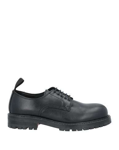 Shop Hugo Man Lace-up Shoes Black Size 9 Leather