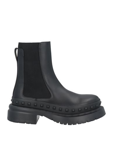 Shop Valentino Garavani Man Ankle Boots Black Size 9 Leather