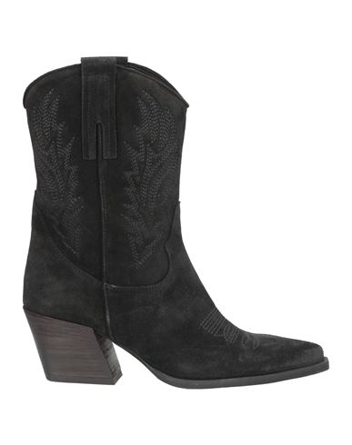Noa A. Woman Ankle Boots Black Size 8 Leather