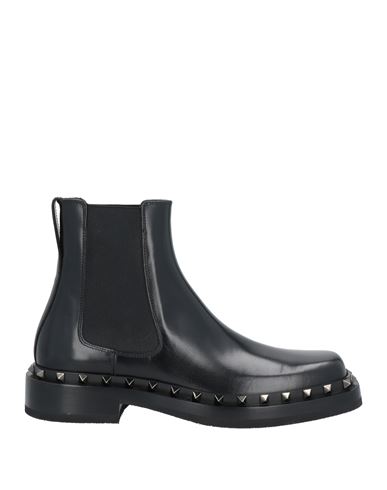 Shop Valentino Garavani Man Ankle Boots Black Size 8 Leather