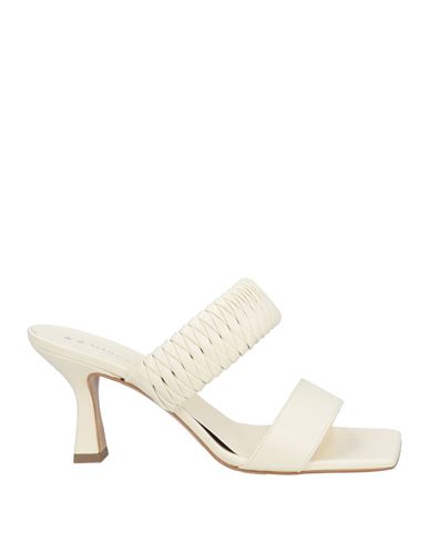 Shop Marc Ellis Woman Sandals Cream Size 8 Leather In White