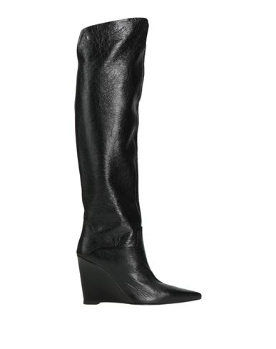 Shop Fabi Woman Boot Black Size 9 Leather