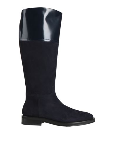 Shop Fabi Woman Boot Midnight Blue Size 8 Leather