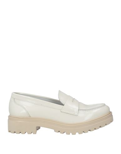 Shop Vsl Woman Loafers Off White Size 6 Leather