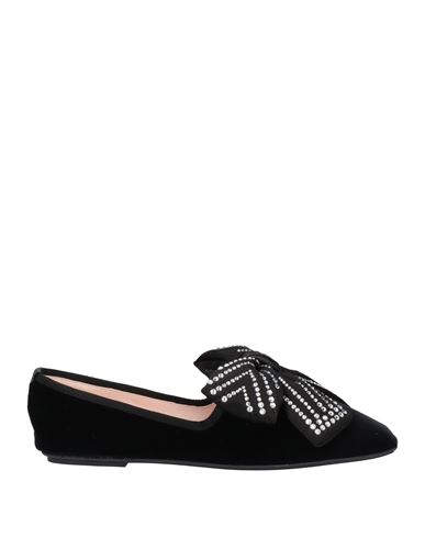 Rodo Woman Loafers Black Size 7 Textile Fibers