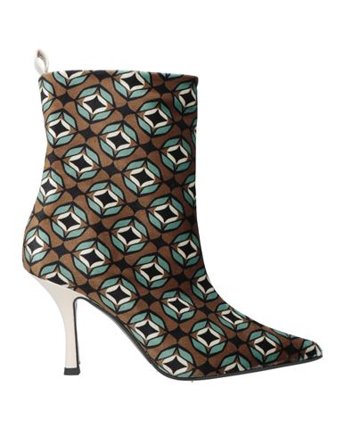Shop Marc Ellis Woman Ankle Boots Sage Green Size 8 Textile Fibers