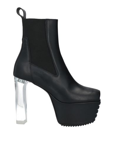 Shop Rick Owens Woman Ankle Boots Black Size 7 Leather