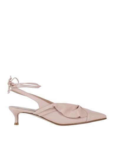 Redv Red(v) Woman Pumps Light Pink Size 6 Leather, Pvc - Polyvinyl Chloride In Pink