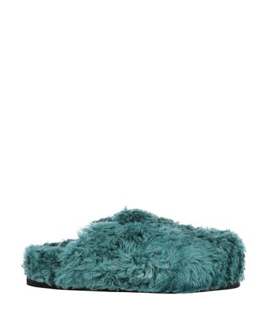 Valentino Garavani Man Mules & Clogs Turquoise Size 11 Textile Fibers In Green