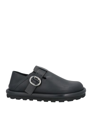 Shop Jil Sander Man Loafers Black Size 8 Cowhide