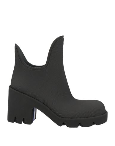Shop Burberry Woman Ankle Boots Black Size 8 Rubber