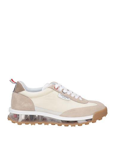 Shop Thom Browne Man Sneakers Beige Size 9 Leather
