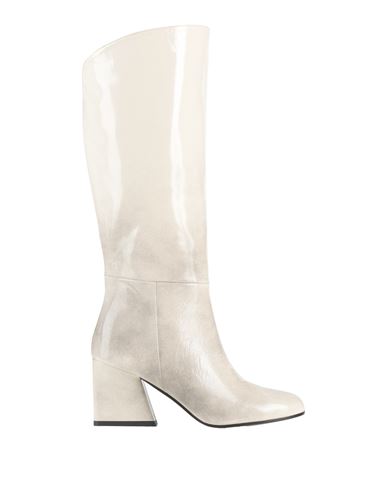 Marc Ellis Woman Boot Ivory Size 8 Leather In Neutral