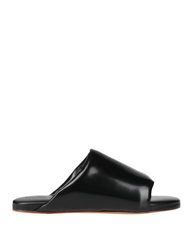Shop Bottega Veneta Man Sandals Black Size 9 Leather