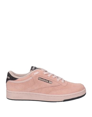 Shop Reebok Woman Sneakers Pastel Pink Size 7.5 Leather, Textile Fibers