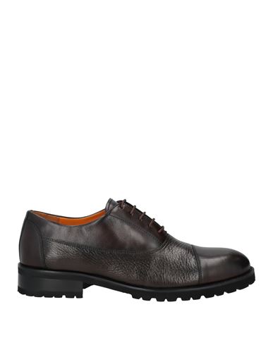 Shop Wexford Man Lace-up Shoes Dark Brown Size 9 Calfskin