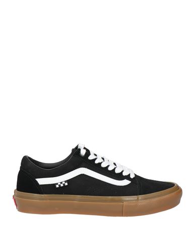 Vans Man Sneakers Black Size 11.5 Leather, Textile Fibers In Black