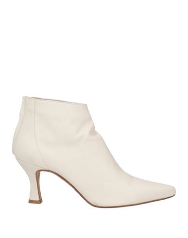 Shop Joy Wendel Woman Ankle Boots Ivory Size 6 Leather In White