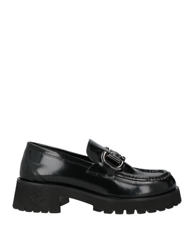 Shop Poesie Veneziane Woman Loafers Black Size 6.5 Leather