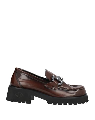 Poesie Veneziane Woman Loafers Brown Size 6.5 Leather In Brown