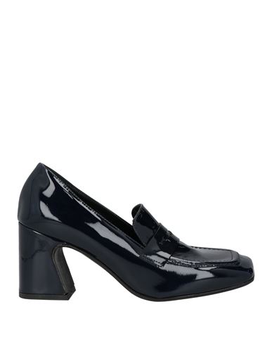 Poesie Veneziane Woman Loafers Black Size 8 Leather In Navy