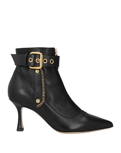Shop Ninalilou Woman Ankle Boots Black Size 5 Leather