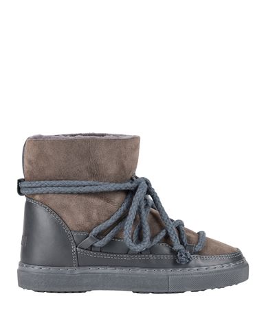 Inuikii Woman Ankle Boots Slate Blue Size 8 Leather In Blue