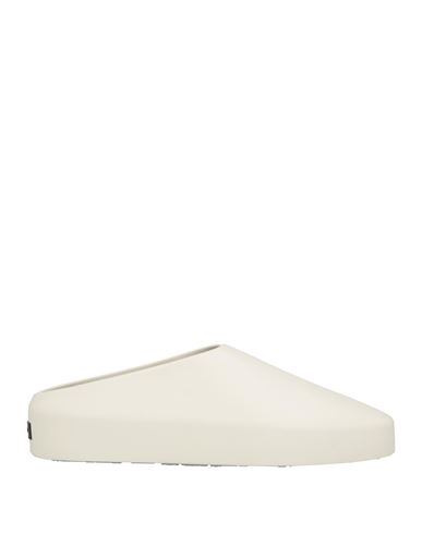 Fear Of God Man Mules & Clogs Off White Size 9 Rubber In White