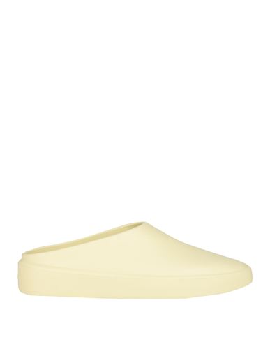 Fear Of God Man Mules & Clogs Pastel Yellow Size 12 Rubber In Yellow