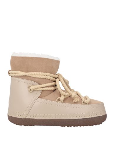 Inuikii Woman Ankle Boots Taupe Size 7 Leather In Pink