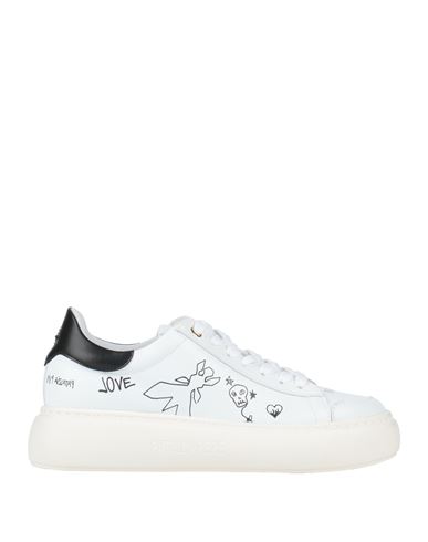 Patrizia Pepe Woman Sneakers White Size 11 Polyamide, Polyurethane In White