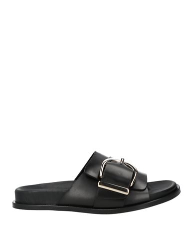 Shop Guglielmo Rotta Woman Sandals Black Size 8 Leather